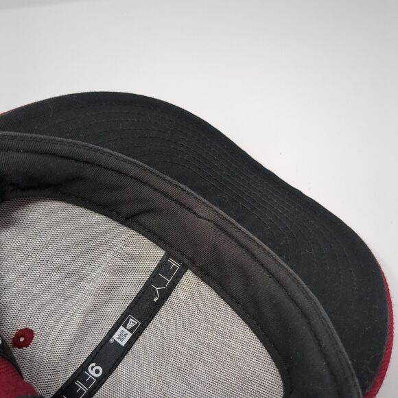 New Era 9Fifty LA Los Angeles Dodgers Snapback Hat Red OSFA MLB Embroidered Logo - Picture 8 of 10